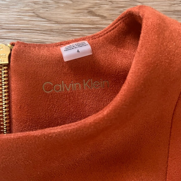 Calvin Klein Rust Midi Dress - Picture 6 of 7